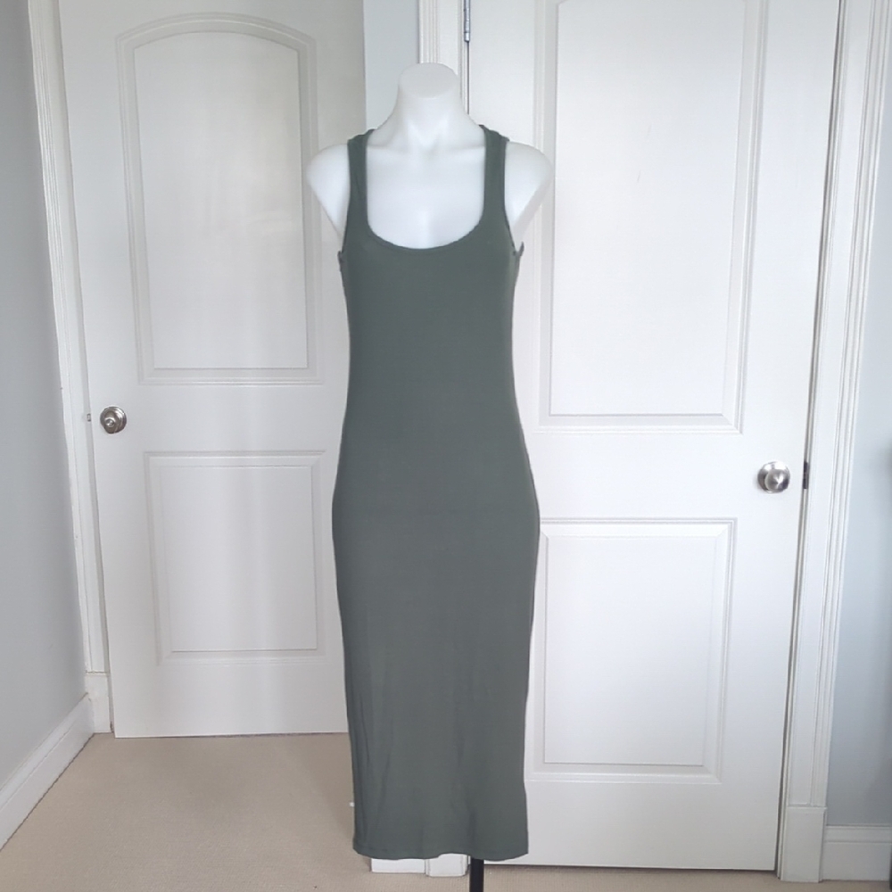 L'AGENCE Scoop Neck Midi Dress-sz Small